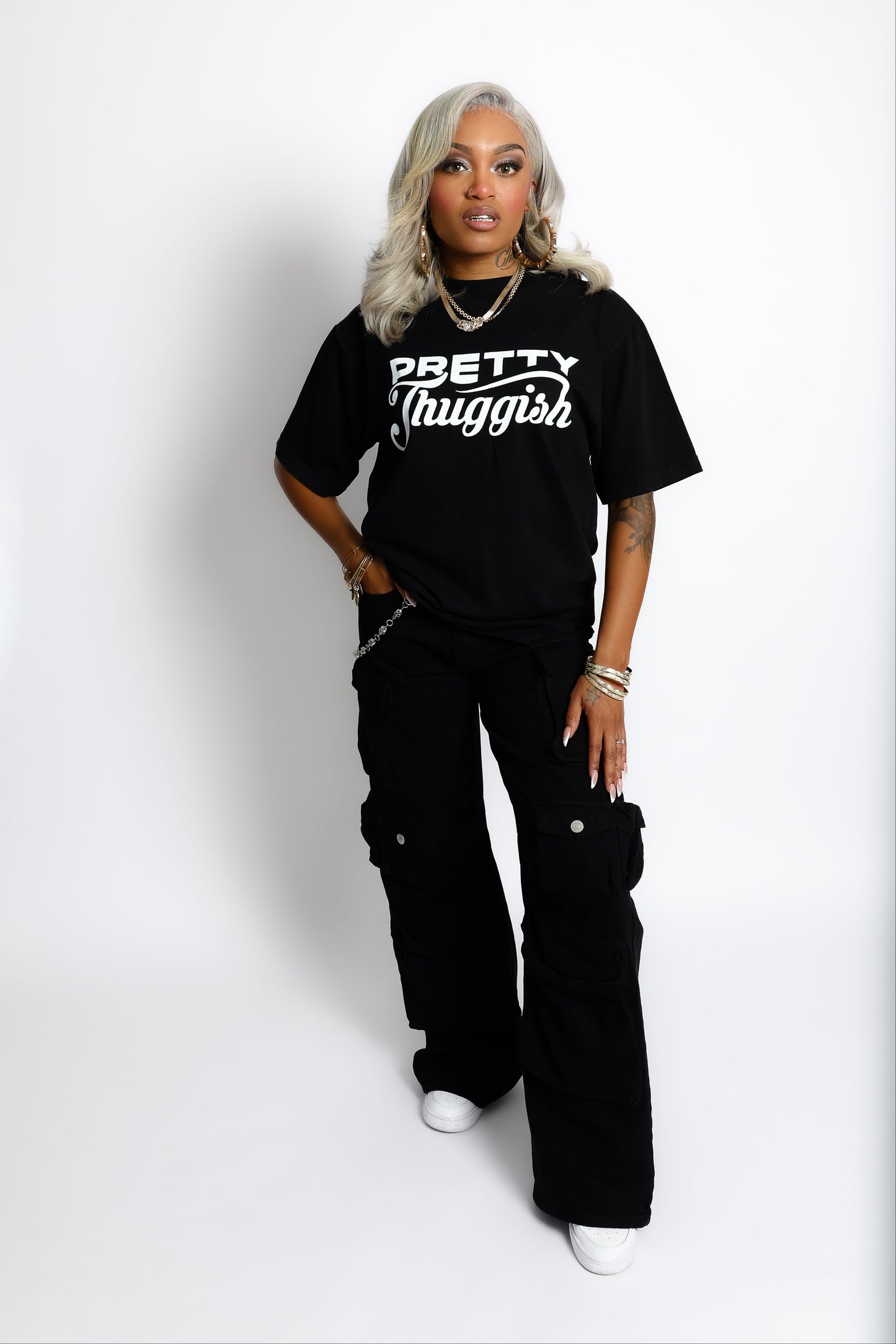 Pretty Thuggish Classic Tee- Black