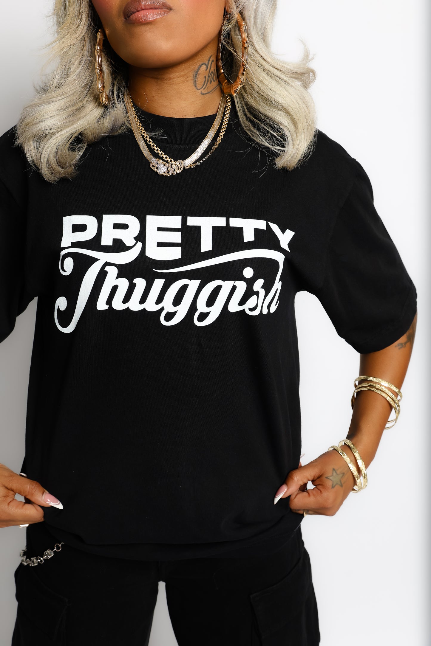 Pretty Thuggish Classic Tee- Black
