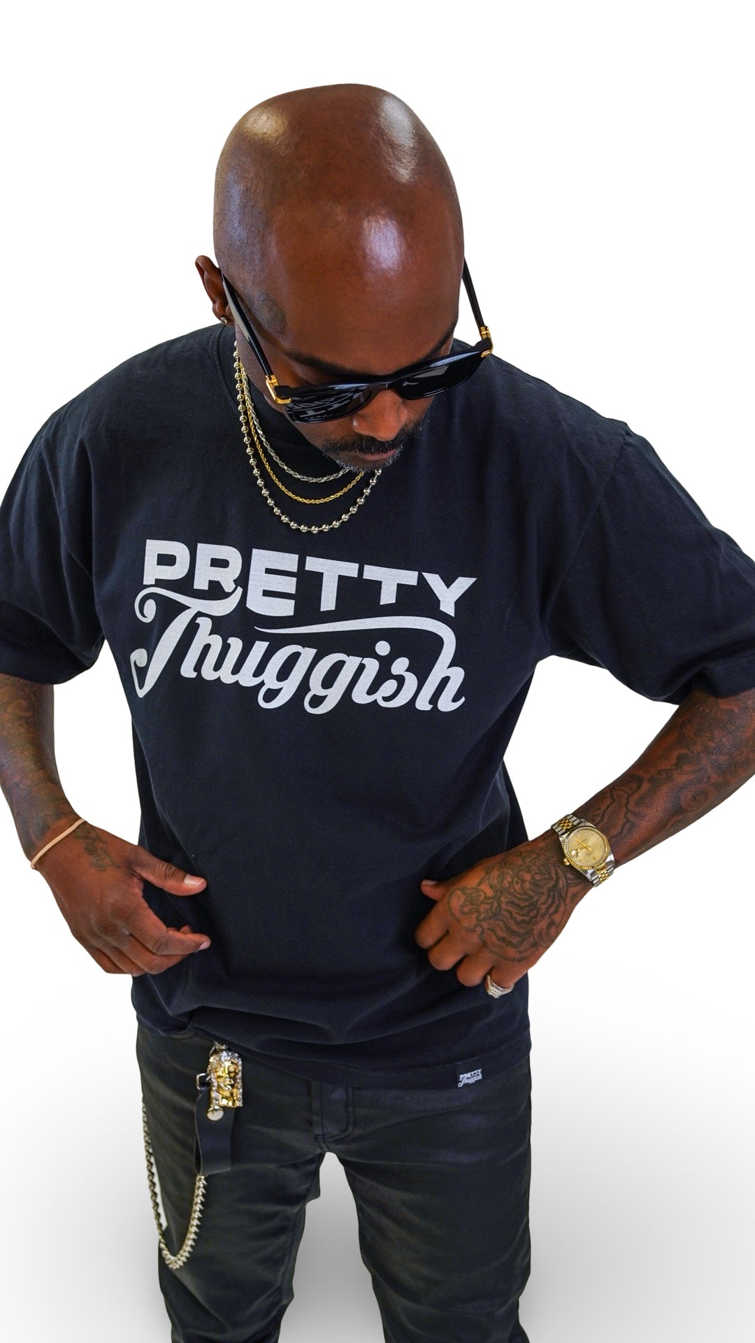 Pretty Thuggish Classic Tee- Black