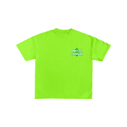 'Where Dem Dollas At' Tee- Neon Green