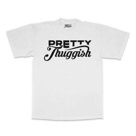 Pretty Thuggish Classic Tee- White