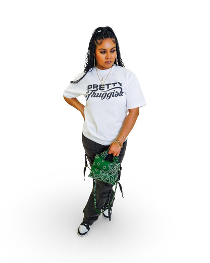 Pretty Thuggish Classic Tee- White