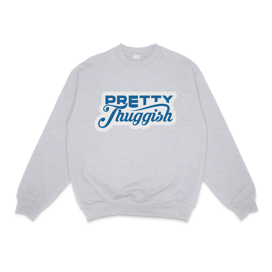 Pretty Thuggish Crew- Grey/Nipsey Blue